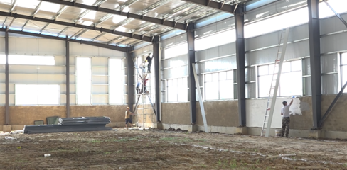 “彭澤鯽”工廠化水產養殖基地項目建設正酣